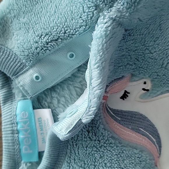 Pekkle Blue Unicorn Baby Outfit 🦄 - Picture 3 of 6